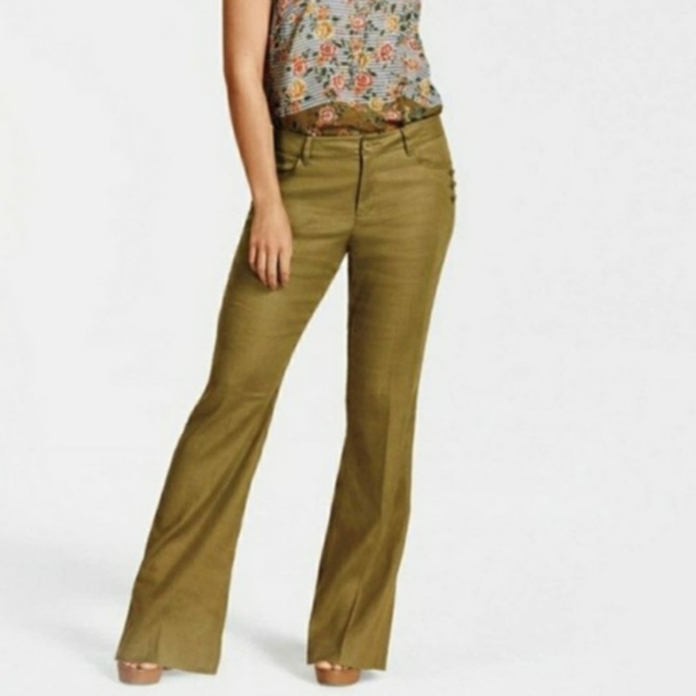 { 7 FOR $45 } CABI CHARLIE STYLE #5314R FLARE PANTS - Picture 1 of 8